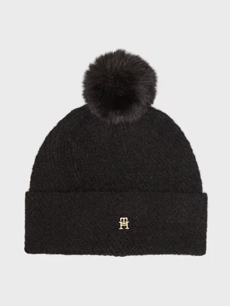Шапка Tommy Hilfiger чорна