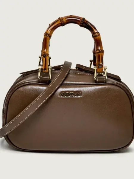 Geantă Marc Cain din piele maro