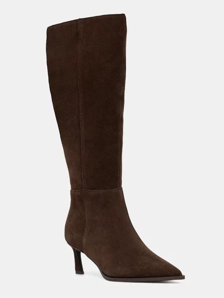 Steve Madden cizme din piele întoarsă Lucid cu cui maro