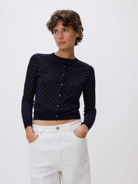 Reserved Кардиган з темно-синій синій