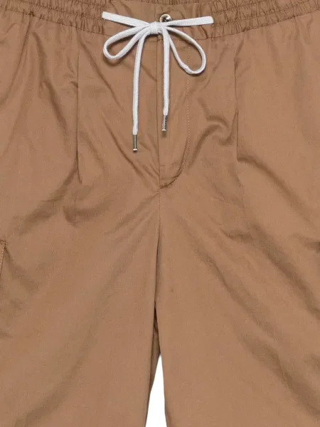 Šortky cargo Pt Torino se stahovací šňůrkou hnědé