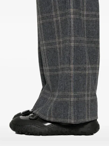 Pantaloni Maje în carouri gri