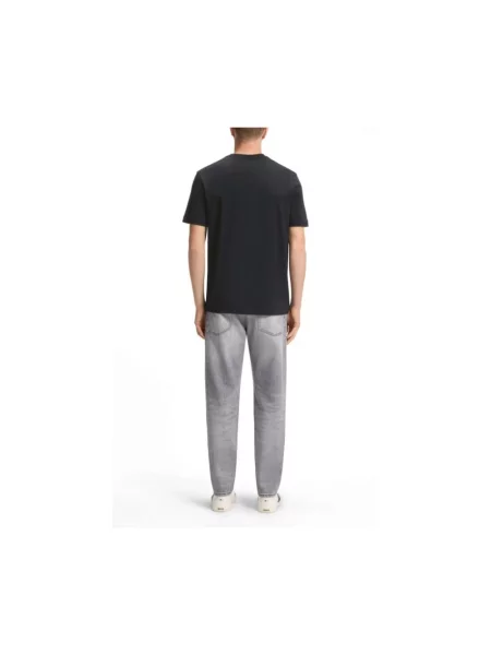 T-shirt o kroju regular fit z czystej bawełny Boss Orange czarna
