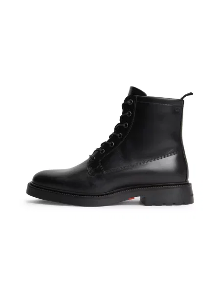TOMMY HILFIGER Bocanci cu șireturi negru