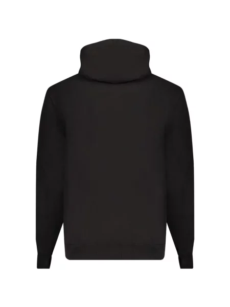 Hanorac cu glugă Calvin Klein Jeans negru