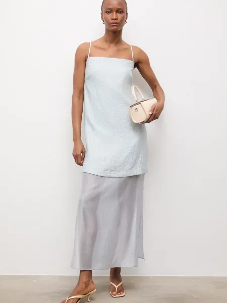 Answear.LAB rochie Unscripted Collection albastru