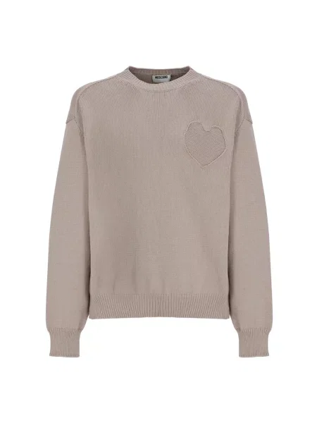 Sweter Moschino beżowy