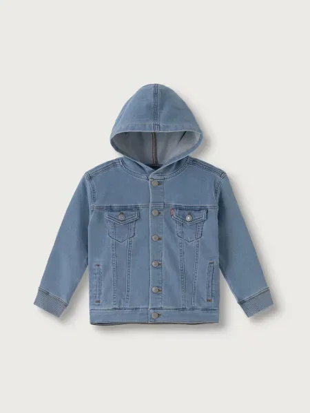 Levi's jachetă scurtă pentru copii cu INDIGO TRUCKER albastru
