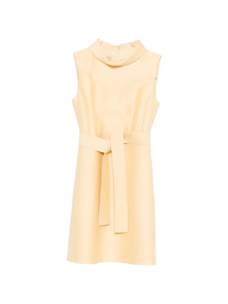 Sukienka Curiel garniturowa żółta