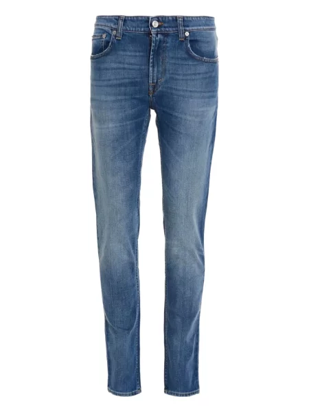 Blugi Department 5 cu 5 buzunare albastru