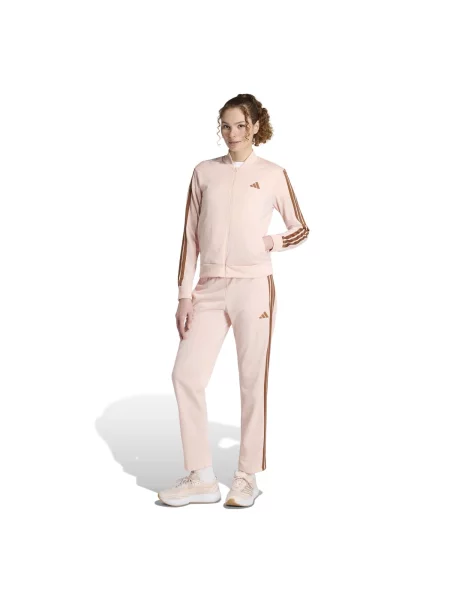 ADIDAS SPORTSWEAR Tepláková souprava Essentials koňaková / růže růžová