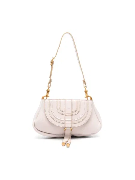 Kopertówka Chloe skórzana szara