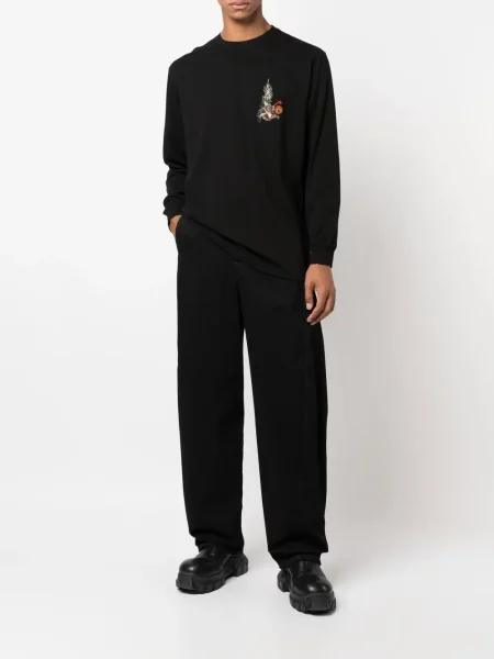 Tricou Maharishi cu imagine negru