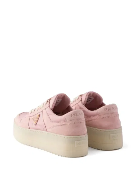Sneakerși Prada cu platformă roz