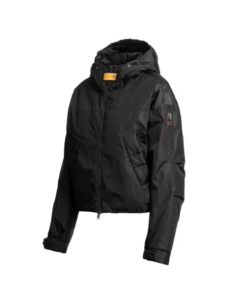 Geacă cu puf Parajumpers cu glugă negru