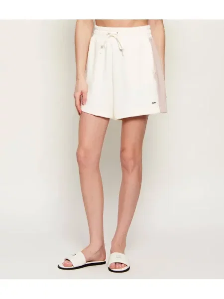 BOSS Pantaloni scurți sport Mirage Crem bej