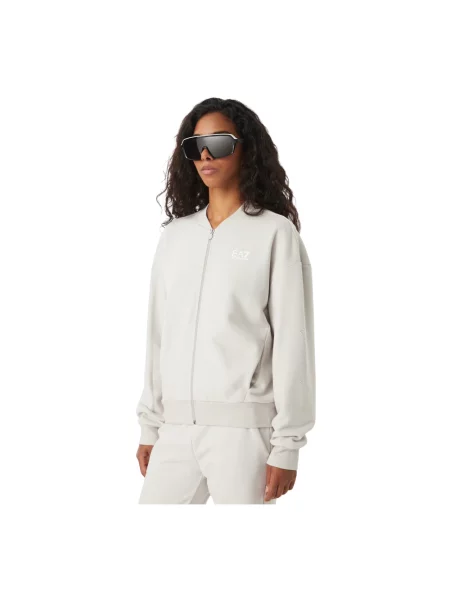 Bluza rozpinana Emporio Armani Ea7 beżowa