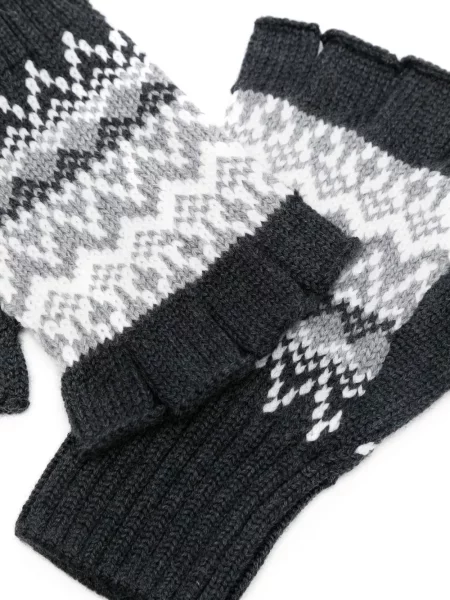 Pirštines Private Stock iš merino vilnos žalia