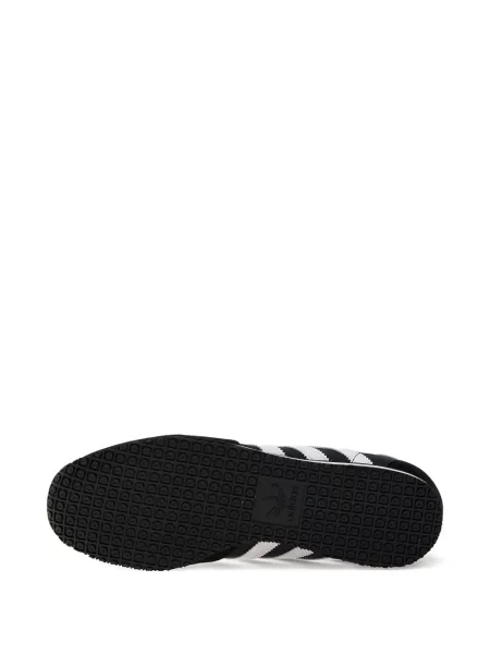 Кожени маратонки Adidas на райета черно