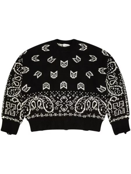 Pulover Rhude cu imagine negru
