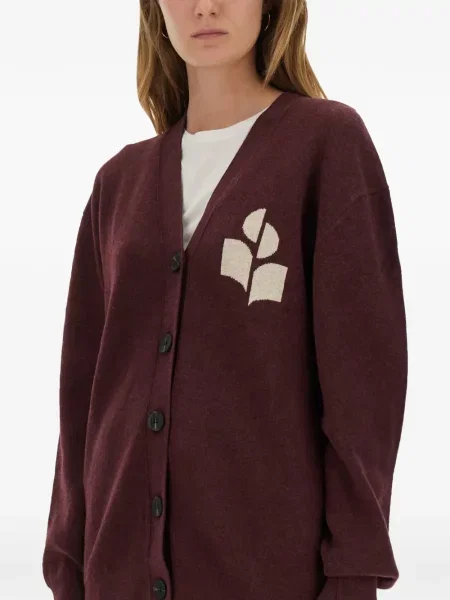 Kardigan Isabel Marant fioletowy