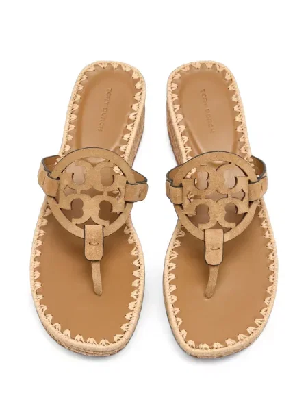Sandale Tory Burch cu pană maro