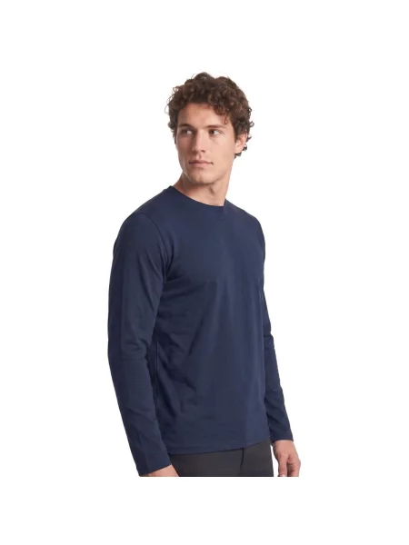 Lung tricou Leone 1947 cu mâneci lungi albastru