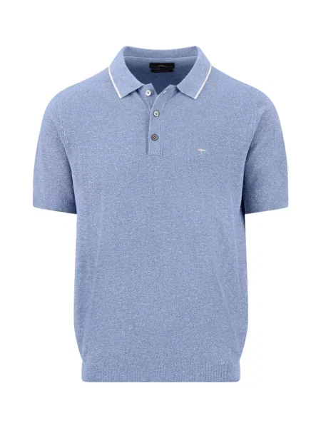 FYNCH-HATTON Svetr modrý melír bílá