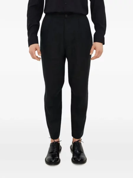 Pantaloni Tessitura Body Couture de in conici negru