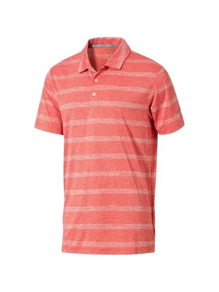 Tricou polo Puma cu dungi roșu