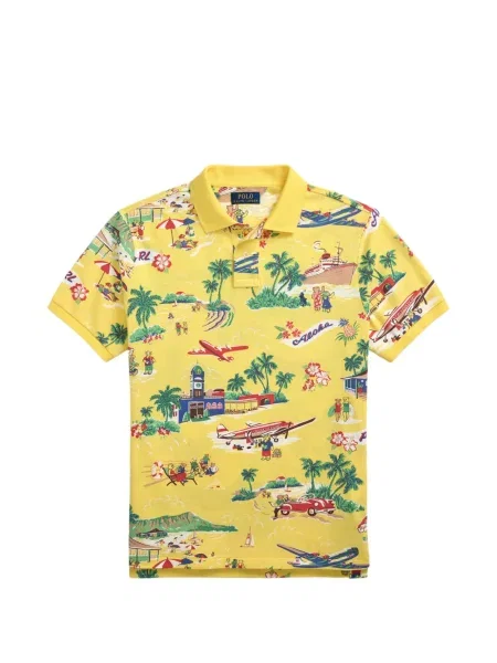 Scurt cămașă Polo Ralph Lauren cu cordon tricotate albastru
