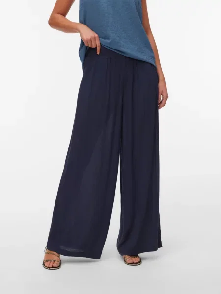 VERO MODA Pantaloni VMMENNY bleumarin