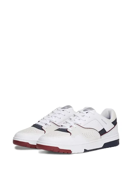 Sneakerși Tommy Hilfiger din piele alb