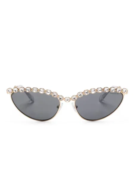 Ochelari de soare Swarovski de cristal auriu