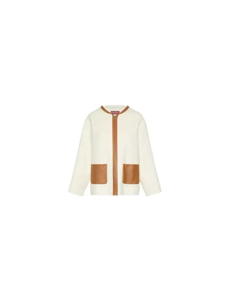 Bluza Max Mara Studio wełniana biała