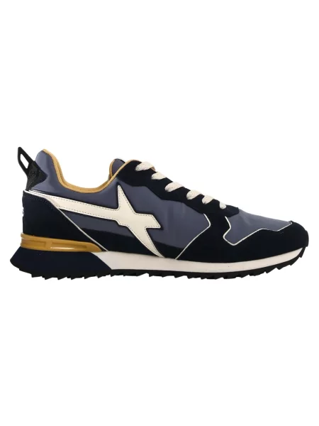 Sneakersy W6yz zamszowe niebieskie