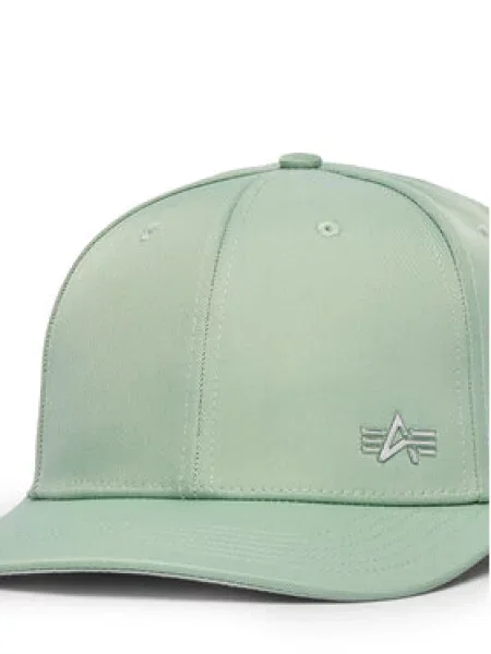 Šiltovka Alpha Industries Metal Label zelená