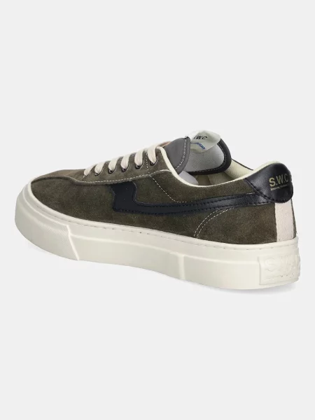 Tenisky Stepney Workers Club DELLOW S-STRIKE CUP SUEDE zelená