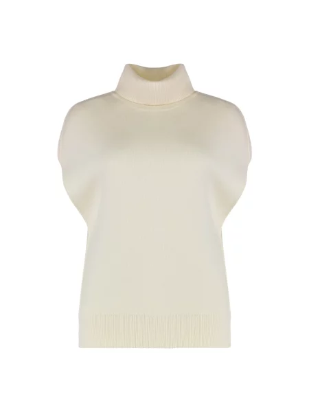 Sweter wełniany Toteme wełniany beżowy