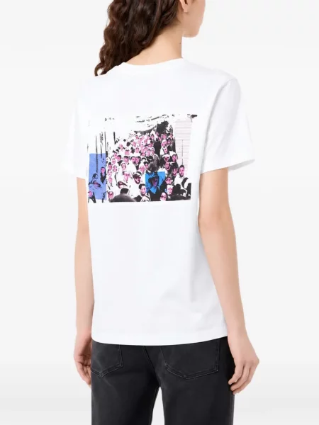 Tricou Iceberg cu imagine alb