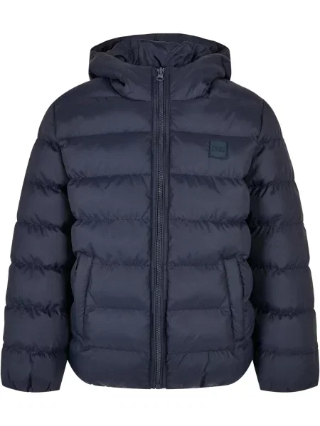 Urban Classics Geacă de iarnă Basic Bubble bleumarin alb