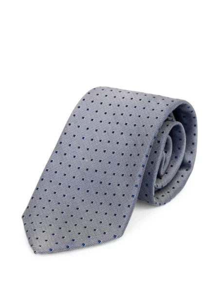 Cravată Michael Kors cu imprimeu geometric gri