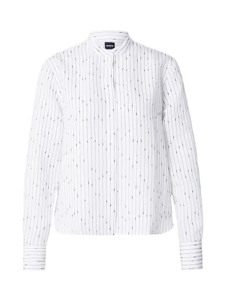 BOSS Halenka Bertyna černá bílá