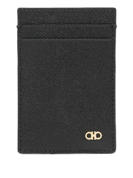 Portofel Ferragamo cu autograf negru