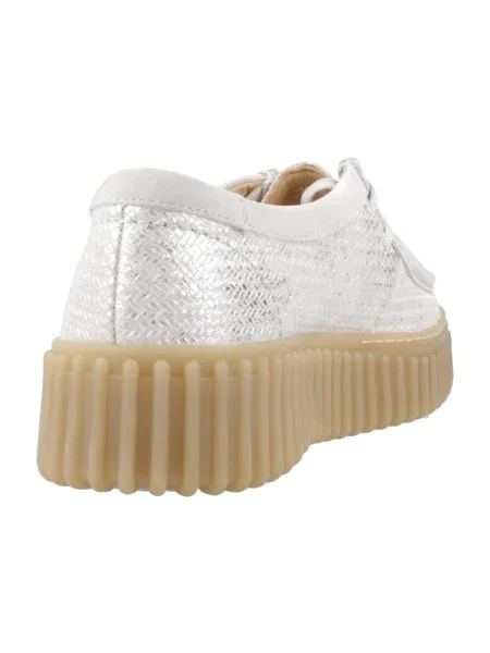 Pantofi Clarks argintiu