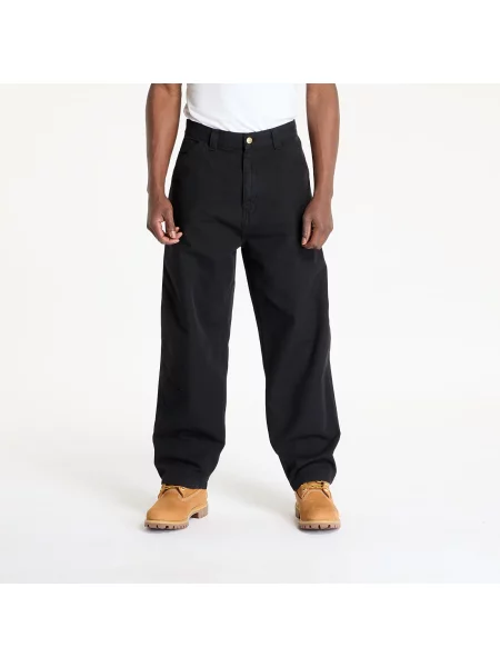 Nadrágok Carhartt WIP OG Single Knee Pant Black Stone Washed XS fekete