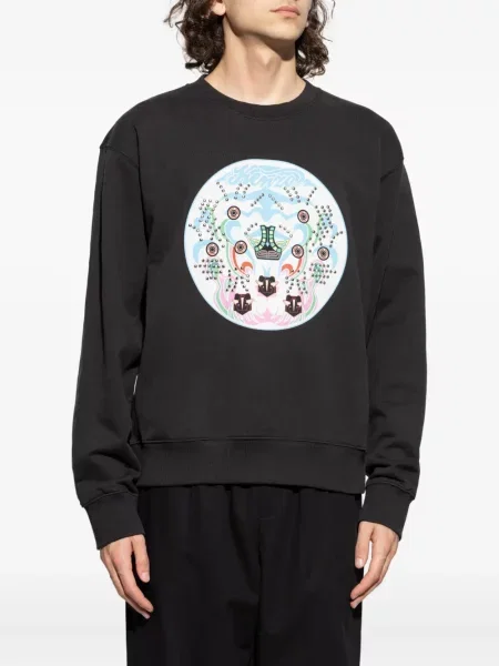 Hanorac Kenzo cu imagine negru