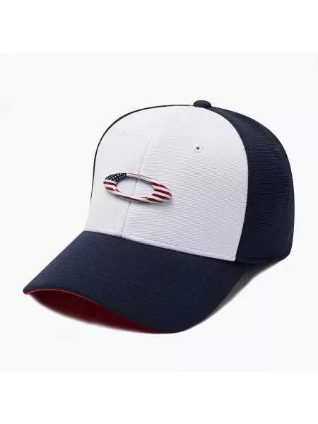 Czapka Oakley Tincan intensywnie niebieska L-XL biała