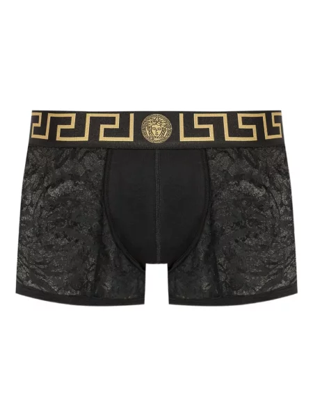 Boxeri Versace din dantelă negru
