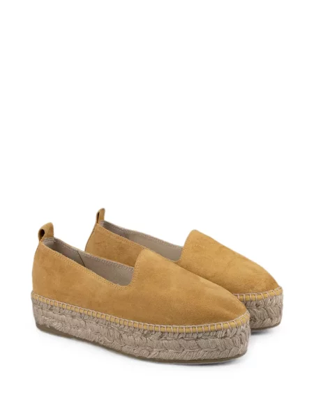 Chiloți Espadrilles cu platformă slip-on galben